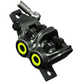 Magura MT7 Disc Brake Caliper - Front or Rear, Post Mount, 4-Piston, Gray/Yellow
