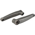 Electric Wings Ebike Crank Arm Set - Titanium, 165mm, ISIS Spindle, Fits Bosch, Brose, Fazua Ride 50, Panasonic, TQ, Yamaha
