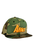 AMC Hat Camo / Orange 3D AMC Logo