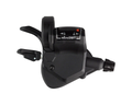 microSHIFT Mezzo Thumb-Tap Shifter Set, 7-Speed, Triple, Optical Gear Indicator, Shimano Compatible