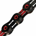 CHAIN KMC DLC 12 RD/BK 126L