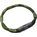 Abus 8808C Chain Lock - Combination, 2.8', 8mm Square, Green
